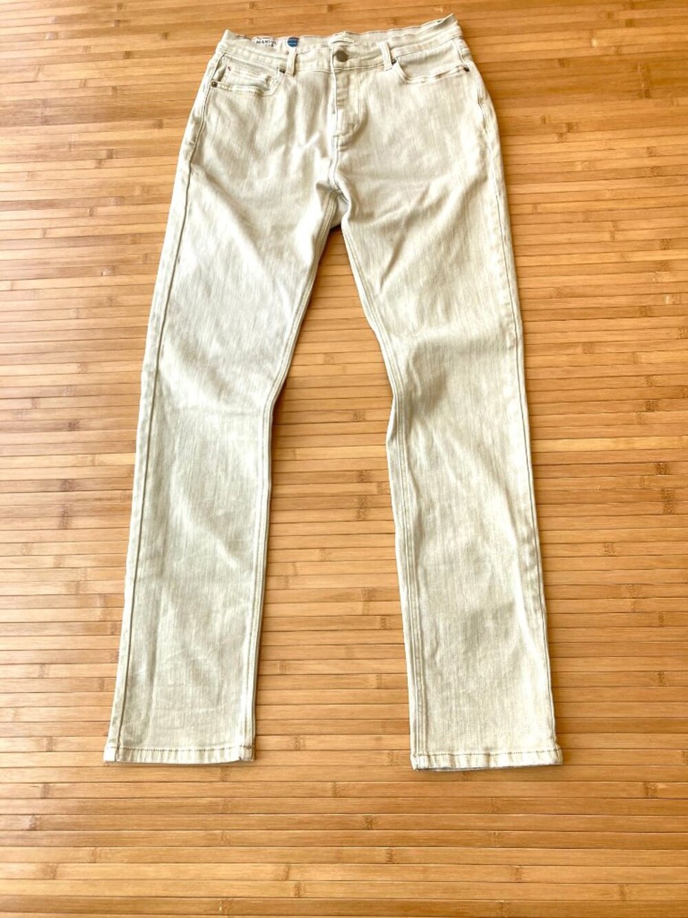 Marine Layer 5 Pocket Twill Pant Athletic Fit Mens 32x34 Khaki 14994